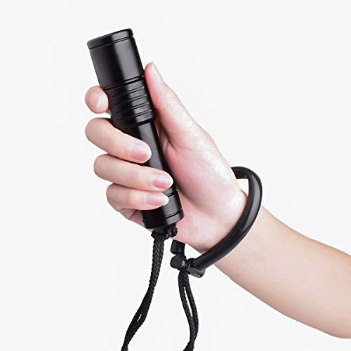 Ymiko Dive Torch,Scuba Diving Flashlight 3 Modes 5000 Lumens Super Bright LED Rechargeable 80M Underwater Dive Lights IP68 Waterproof With Lanyard 