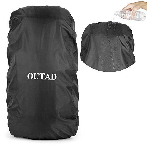 Kaczmarek Rain Cover Backpack 20L-80L Waterproof Bag Outdoor Camping Hiking Climbing Dust Raincover Black 